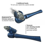 Man.Wand EDGY Vibrating Wand – Stellar Blue