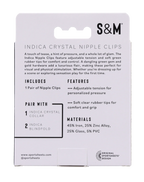 Indica Crystal Nipple Clips