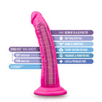 Au Naturel Bold Jack 7" Dildo - Pink