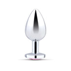 Jewel Heart Metal Butt Plug Training Set