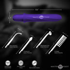 Elektrawand Rechargeable Violet Wand with Attachments - Purple