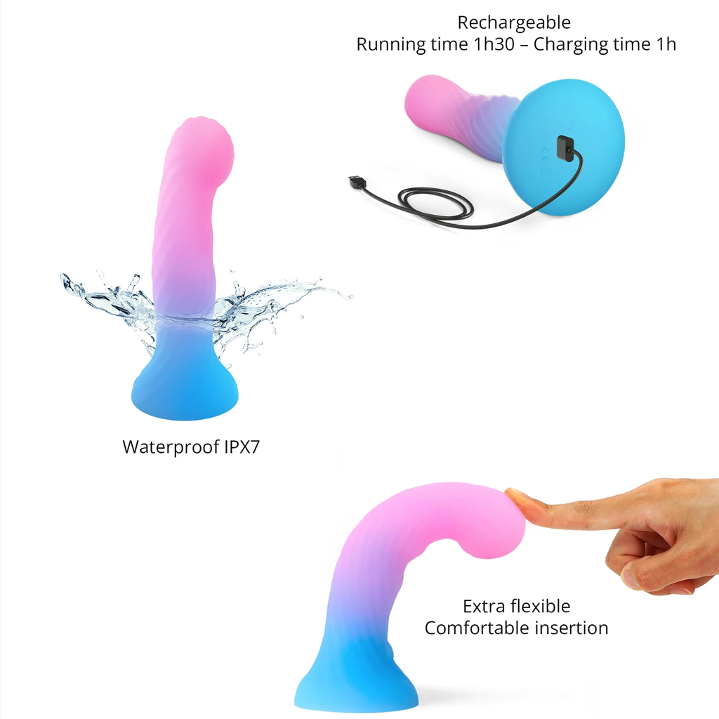 Love to Love Dildo LED - Candy Loop