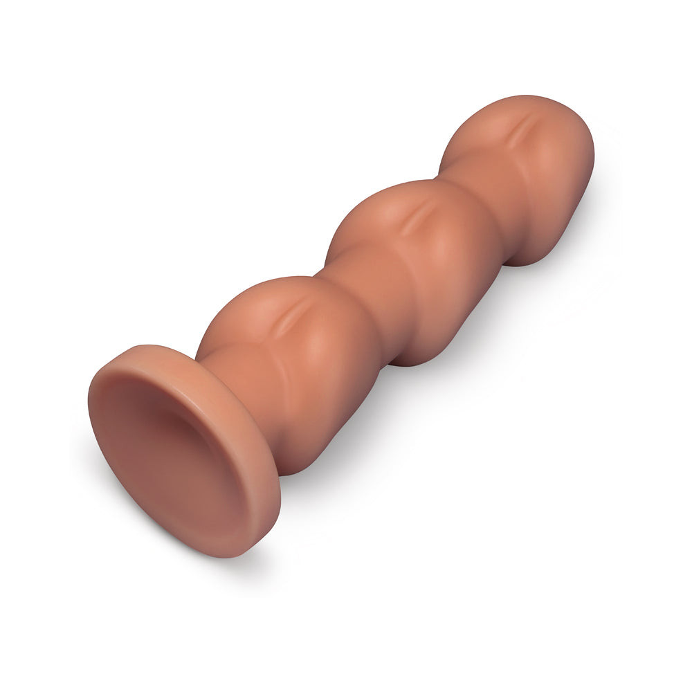 HEADZ - 10.5" MULTI-BULB DILDO WITH FLARED BASE