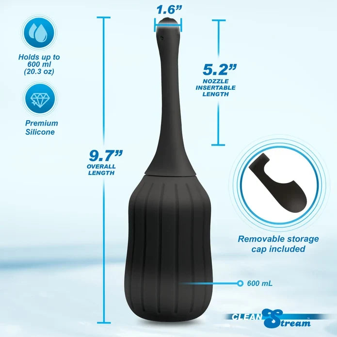 Silicone Enema Bulb w/ Posable Nozzle