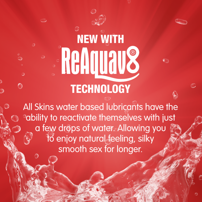 Skins Strawberry Water Based Lubricant 4.4 fl oz