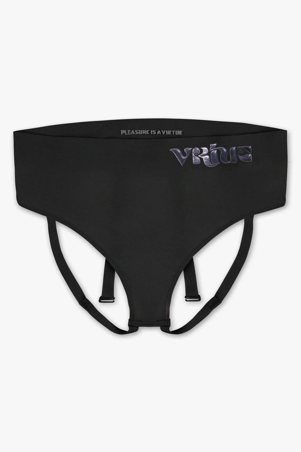 Womens Small - JockVStrap Sheer Briefs - Black