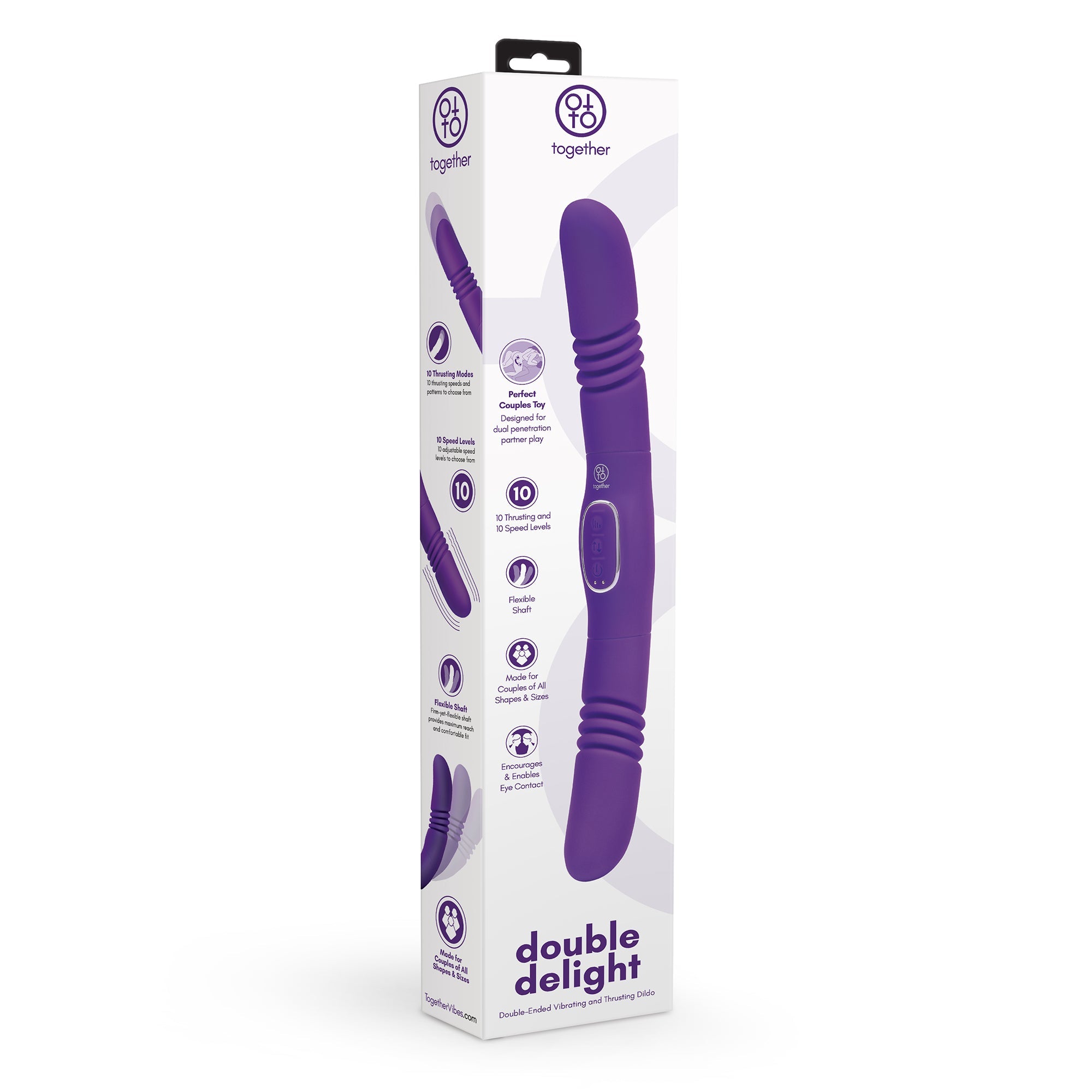 Double Delight Dual-Ended Thrusting Vibrator
