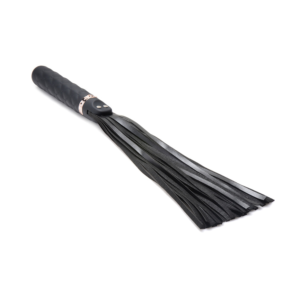 Vibra-Lasher 9X Vibrating Silicone Dildo Flogger