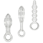Halos of Pleasure – All Glass Anal Plug Trio