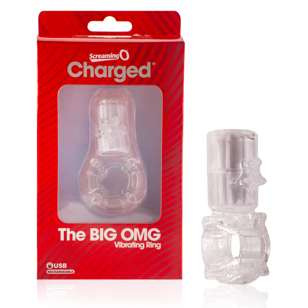 Big OMG Vibrating Ring - Clear