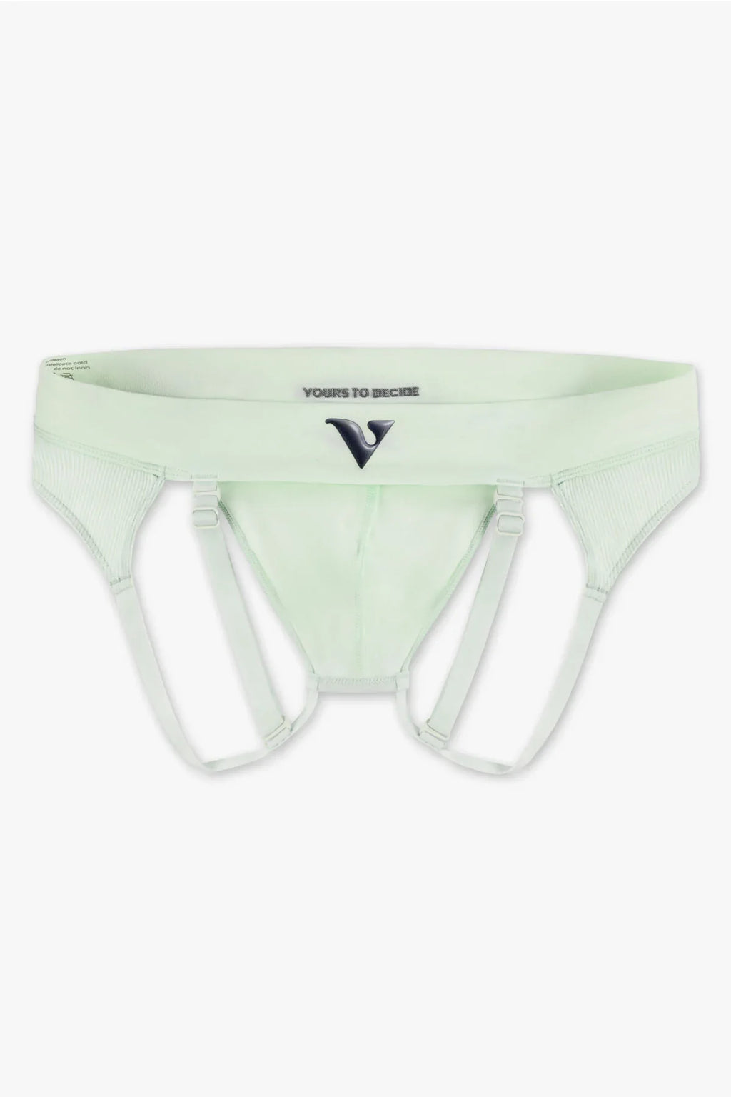 Mens Small - JockVStrap Rib Briefs - Mint