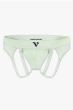 Mens Small - JockVStrap Rib Briefs - Mint