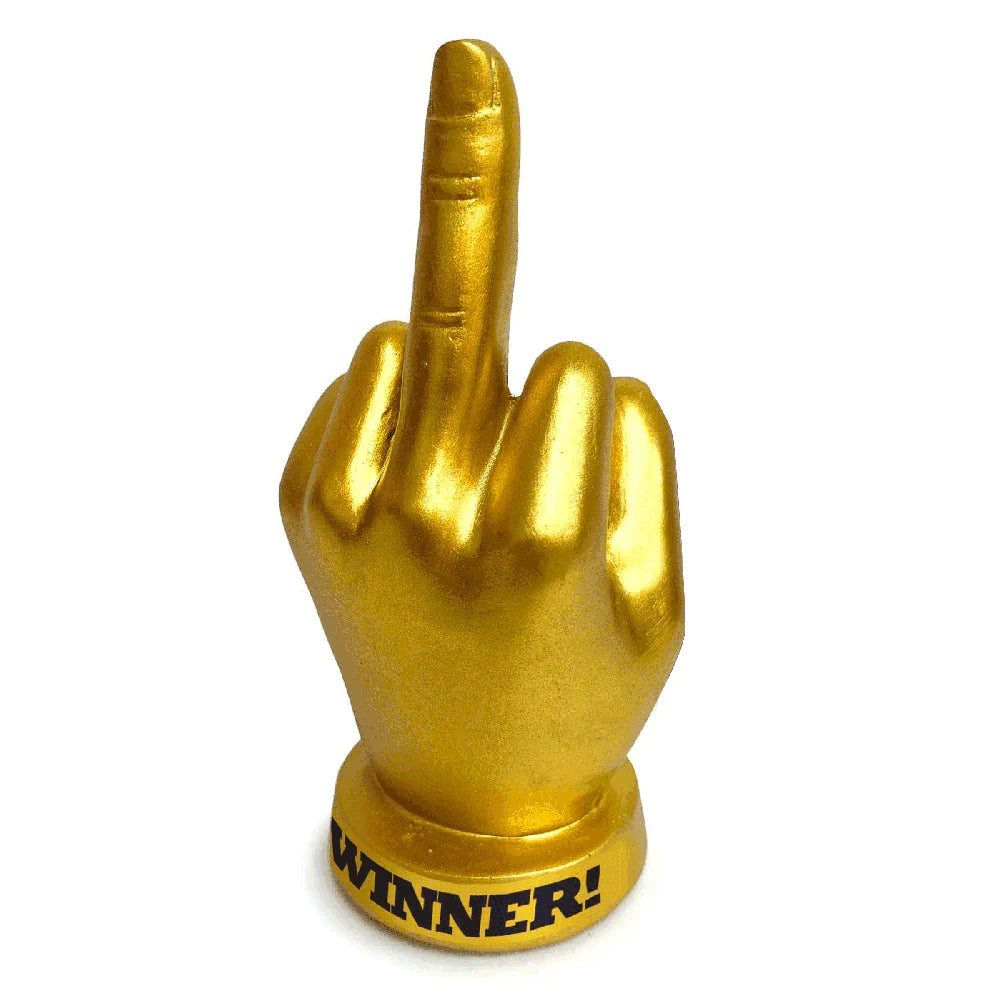 Golden FU Finger Trophy