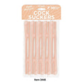 Cocksucker Reusable Straws Vanilla Coloured - 10pc