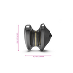 Mystim Heart's Desire eStim layonvibrator, Black