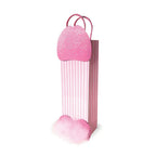 Pink Penis Gift Bag with feather balls