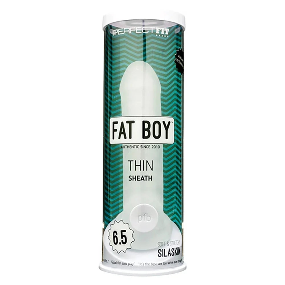 Fat Boy Thin Sheath - 6.5" - Clear