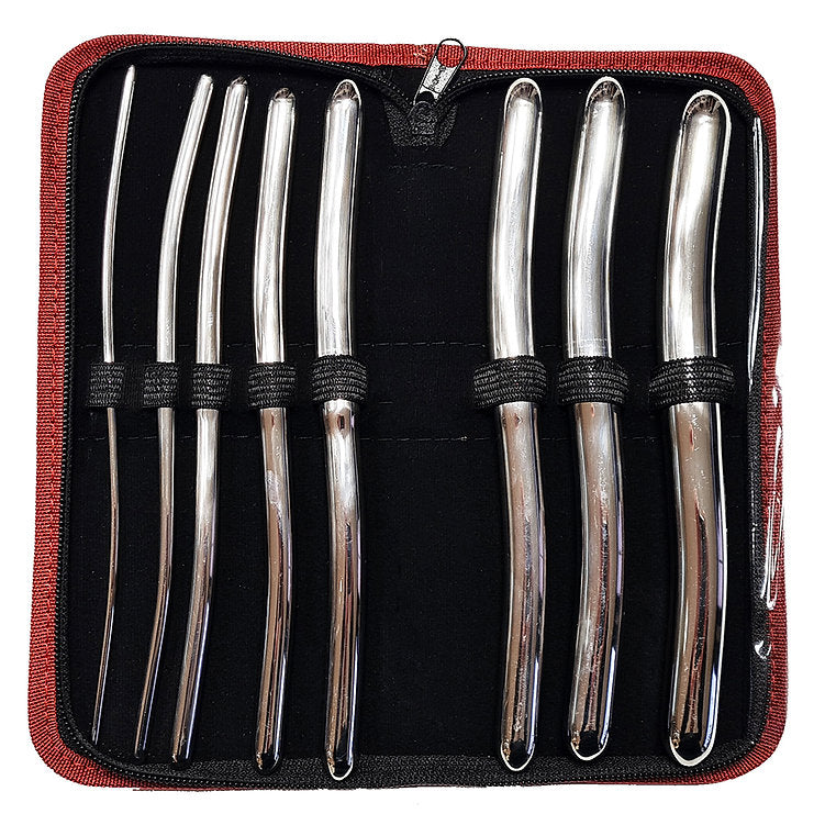 Stainless Steel 8 Piece Hegar Dilator Set