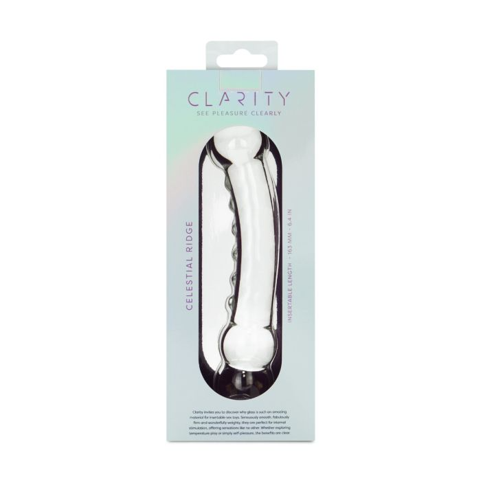 Clarity - Glass Dildo - Celestial Ridge