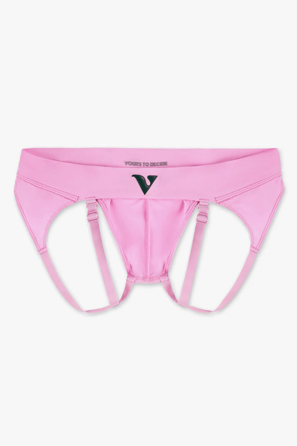 Mens Medium - JockVStrap Sheer Briefs - Taffy