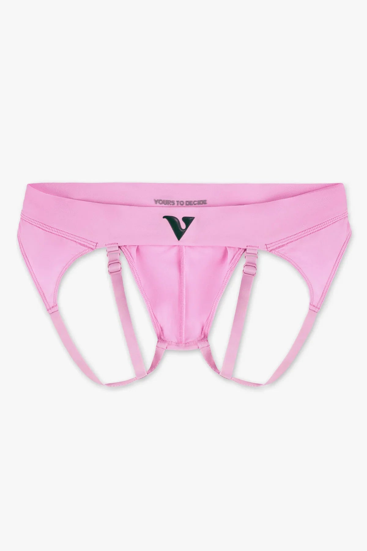 Mens Medium - JockVStrap Sheer Briefs - Taffy