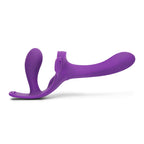 Together Lock-In Dual Vibrating Strap-On Harness