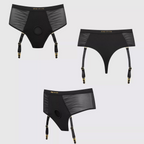 STRAP-ON-ME HARNESS LINGERIE IDYLLE - M - BLACK