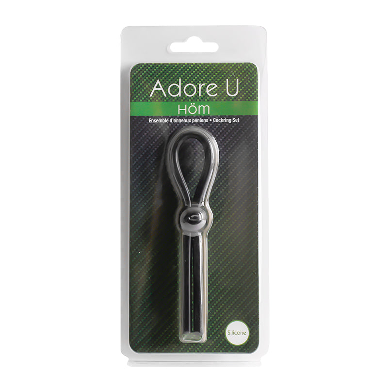 Adore U Höm - Cockring - Lasso - Black