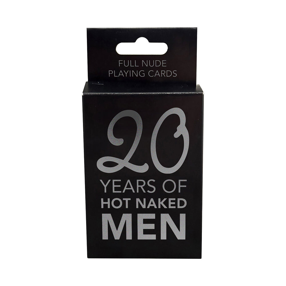 20 Years of Hot Naked Men Playing Cards