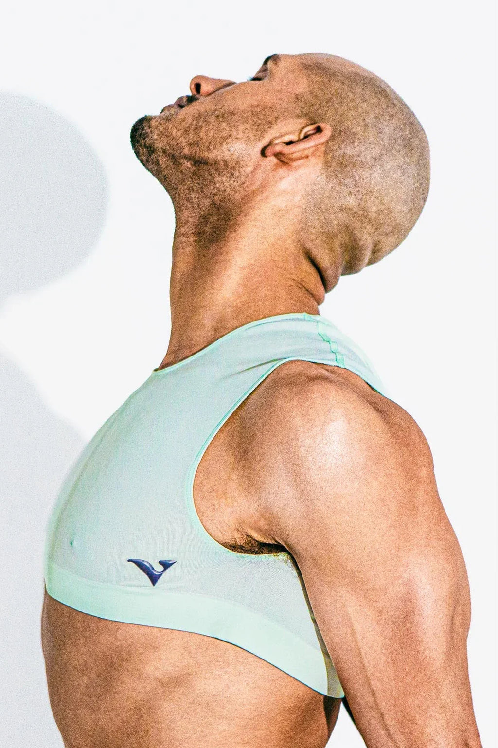 Unisex Small - Mini Crop Top Sheer - Mint