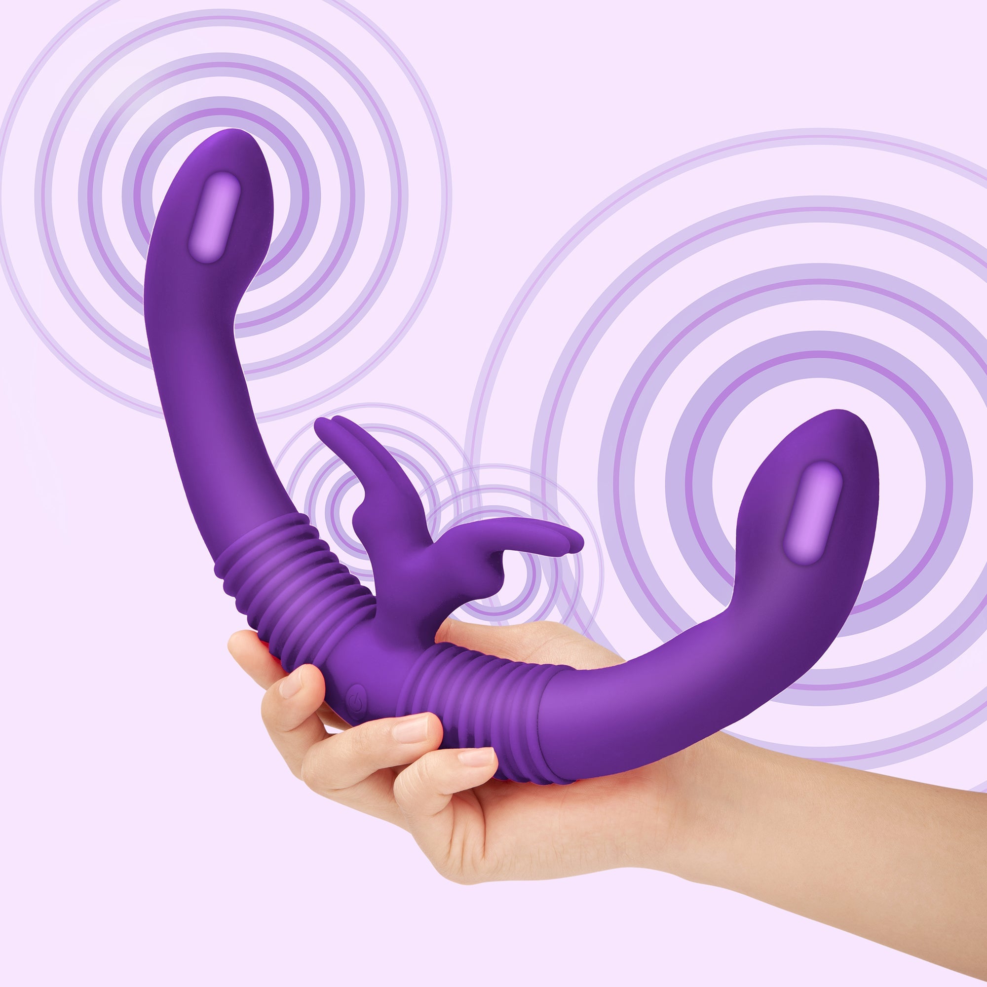 Together Remote-Control Couples Dual Rabbit Vibrator