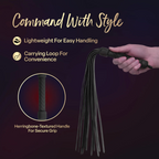 Temptasia Ardor - Silicone Flogger - Black