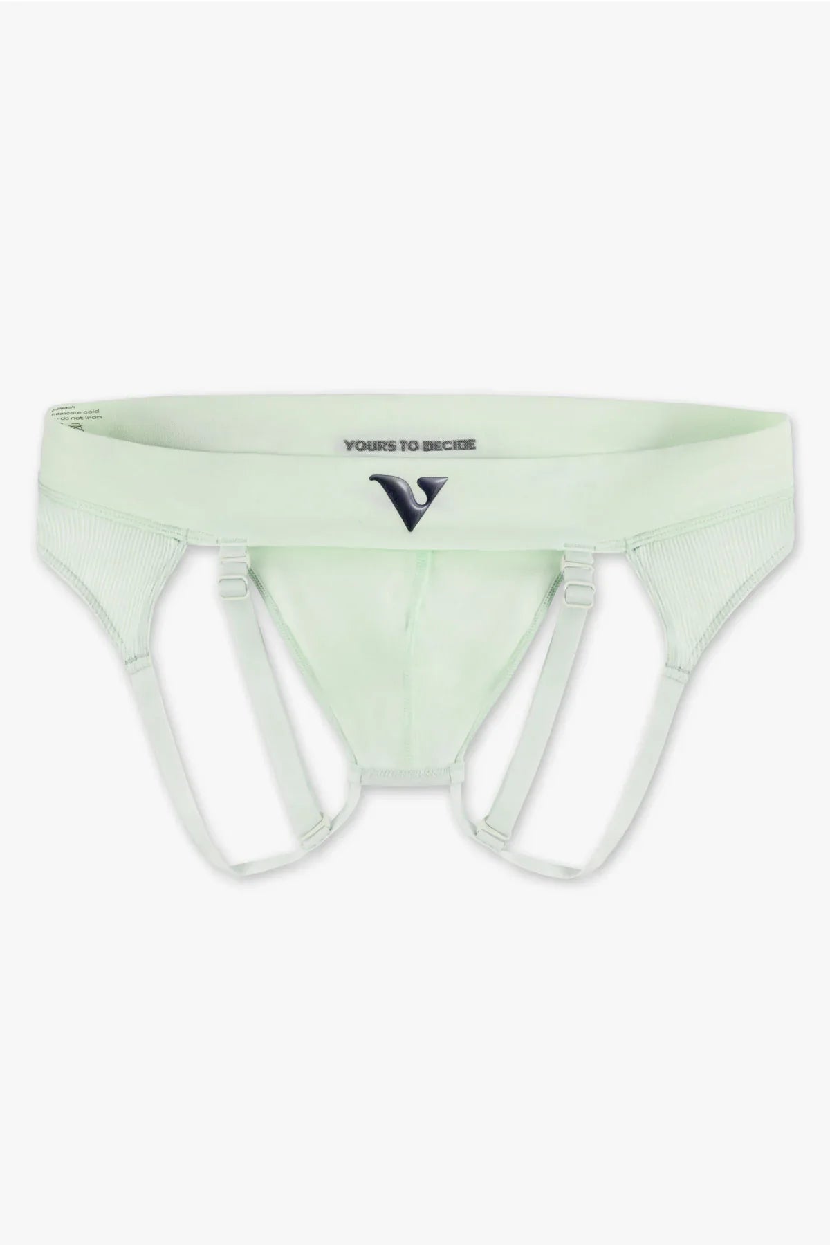 Mens Medium - JockVStrap Rib Briefs - Mint