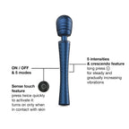 Man.Wand EDGY Vibrating Wand – Stellar Blue