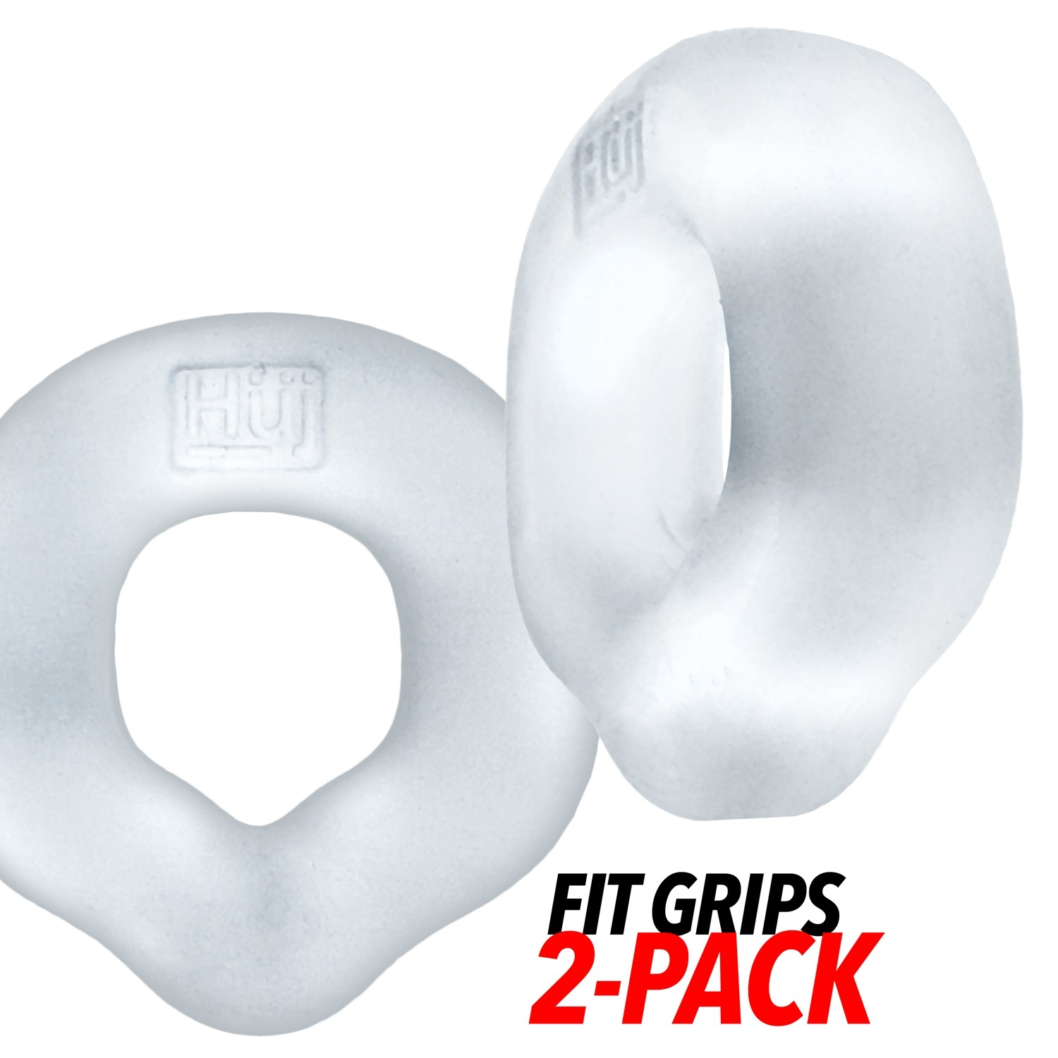 FIT GRIPS 2-pack ergo-fit cockrings CLEAR/CLEAR