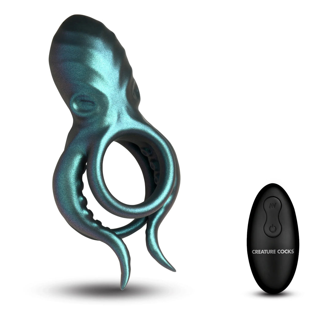 Octo Grip Vibrating Silicone Cock Ring