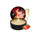 Mini Massage Candle 30 ml / 1 oz - Romance/Sparkling Strawberry w.