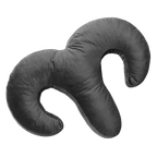 Arie Duo Spooning Pillow Black