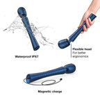 Man.Wand EDGY Vibrating Wand – Stellar Blue