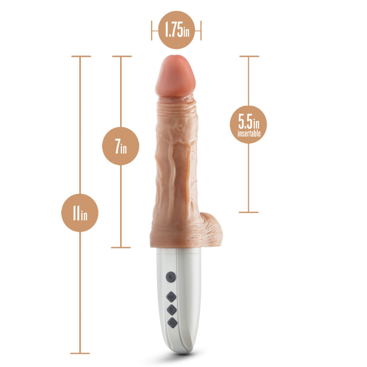 Dr. Hammer 7" Thrusting w Handle/Warming
