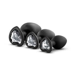 Luxe Bling Plugs Training Kit - White Gems 3pc