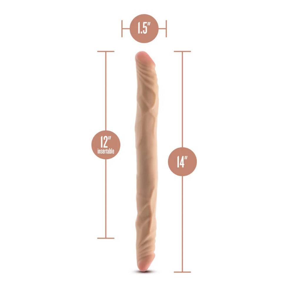 Dr. Skin Plus - 14” Posable Double Dong