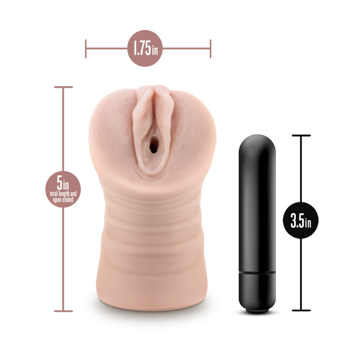 EnLust Ayumi - Vibrating Stroker - Beige