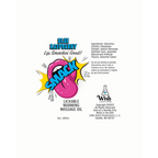 Warming & Lickable Massage Oil BlueRaspb