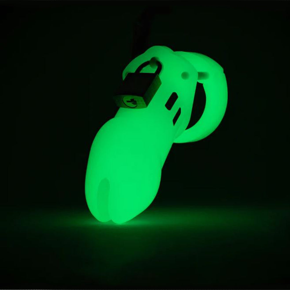 CB-6000 Cock Cage Kit - Glow in Dark