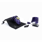 CB-6000S Cock Cage Chastity Kit - Purple Glitter