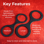 SEI MIO Handi-Cuffs Silicone - Large