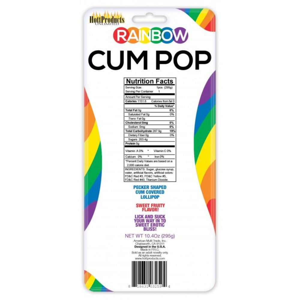Large Rainbow Cum Pop