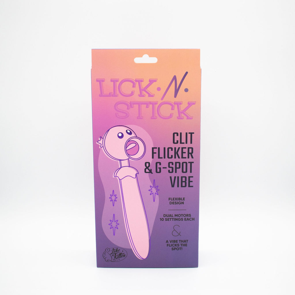 Lick N' Stick Clit Flicker & G-Spot Vibe