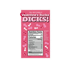 Valentines Sucks Dicks 100 pc Disp